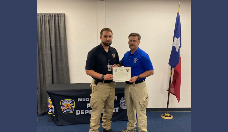 Midlothian Officer Honored with Lifesaving Award for Quick Action in High School Choking Incident