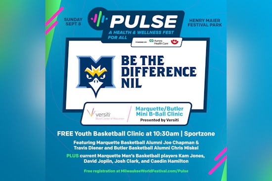 Milwaukee's Pulse Health & Wellness Fest Kicks Off with Free Activities, Celebrity Classes & Community Basketball Clinic