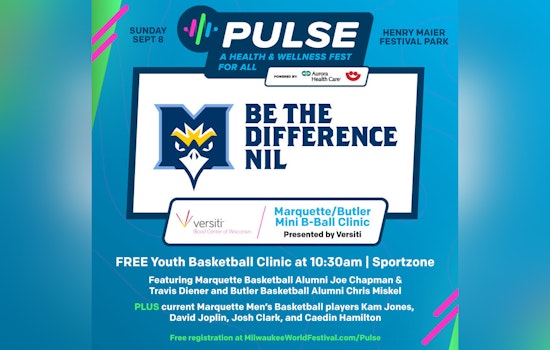 Milwaukee's Pulse Health & Wellness Fest Kicks Off with Free Activities, Celebrity Classes & Community Basketball Clinic