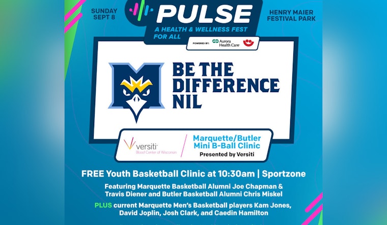 Milwaukee's Pulse Health & Wellness Fest Kicks Off with Free Activities, Celebrity Classes & Community Basketball Clinic