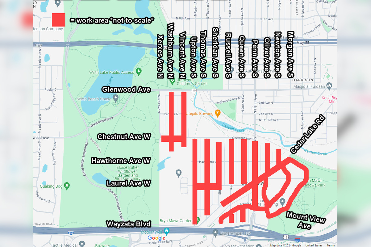 Minneapolis' Bryn Mawr Neighborhood Faces Street Closures and Parking