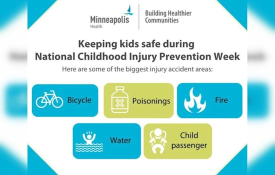 Minneapolis Health Department Advocates for Child Safety During National Childhood Injury Prevention Week
