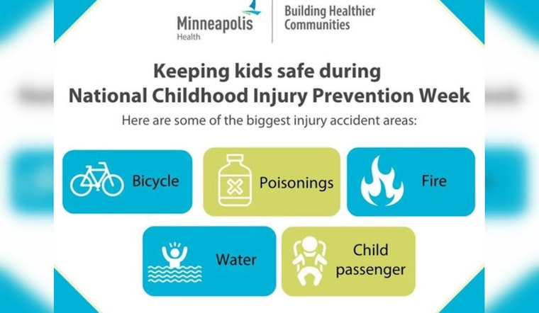 Minneapolis Health Department Advocates for Child Safety During National Childhood Injury Prevention Week