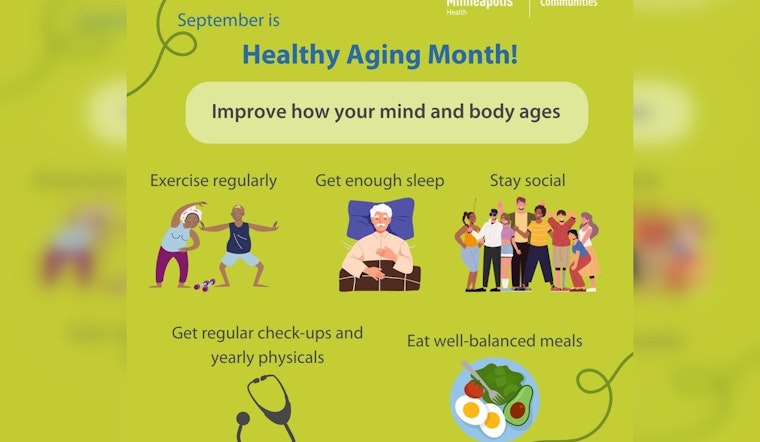 Minneapolis Health Department Champions Well-Being in Senior Years for Healthy Aging Month