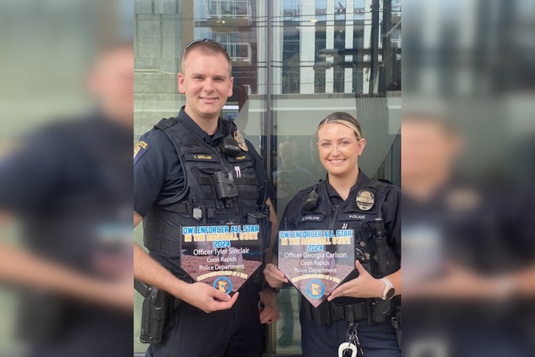 Minnesota Officers Honored With DWI Enforcer All Star Awards for Outstanding Impaired Driving Arrests