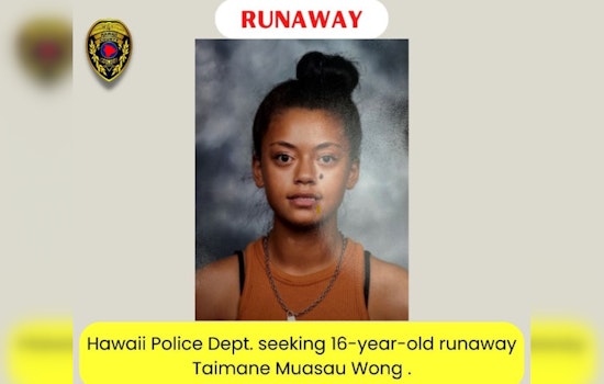 Missing 16-Year-Old Taimane Muasau Wong Found Safe in Captain Cook, Hawaii