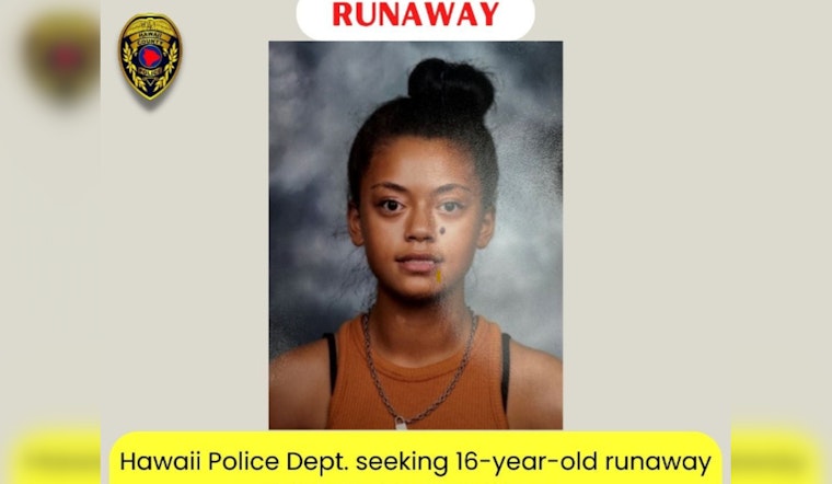 Missing 16-Year-Old Taimane Muasau Wong Found Safe in Captain Cook, Hawaii