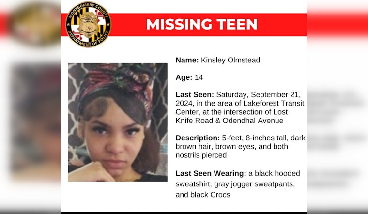 Montgomery County Community Rallies in Search for Missing 14-Year-Old Kinsley Olmstead