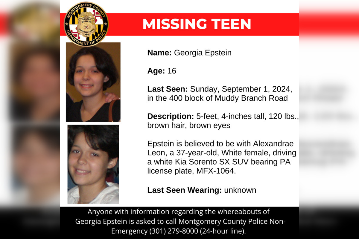 Montgomery County Police Seek Public's Help to Find Missing Teen
