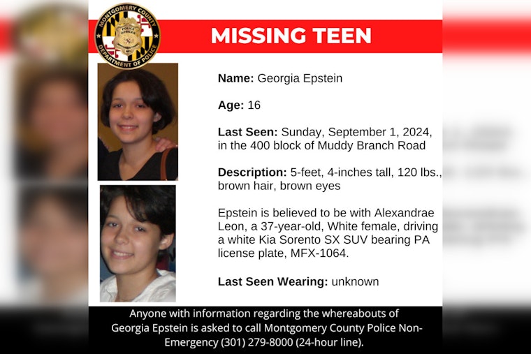 Montgomery County Police Seek Public's Help to Find Missing Teen Georgia Epstein