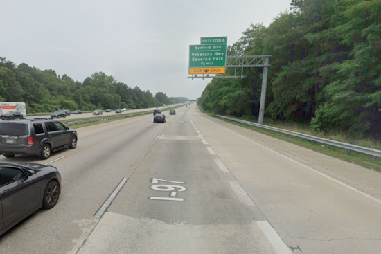 Motorcycle Crash on Southbound I-97 Near Route 3 Causes Morning Delays, Anne Arundel County Police Advise Caution