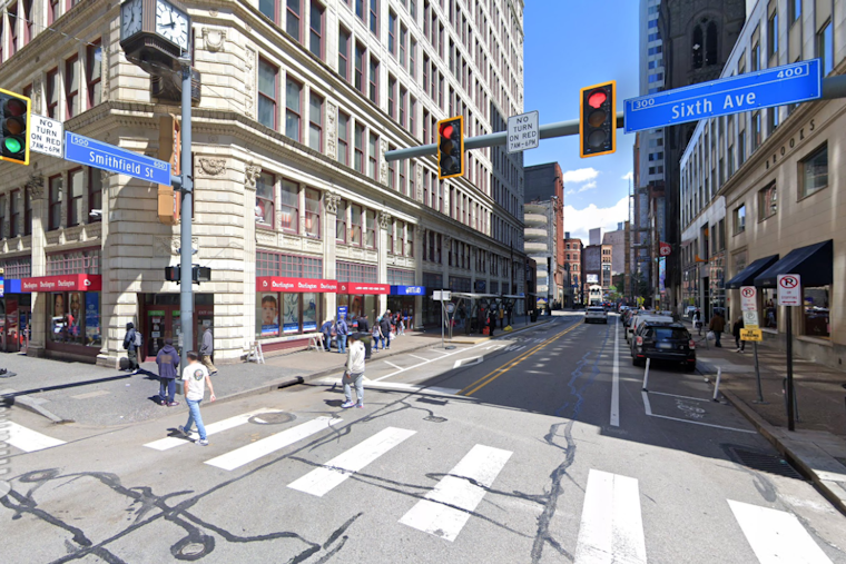 Motorcycle Rider Critically Injured After Red Light Collision in Downtown Pittsburgh
