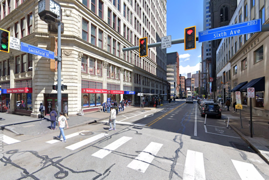 Motorcycle Rider Critically Injured After Red Light Collision in Downtown Pittsburgh