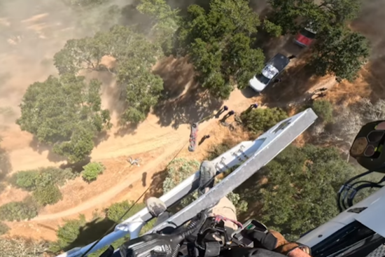 VIDEO: Mountain Biker Airlifted to Safety After Serious Crash on Marin County Trail