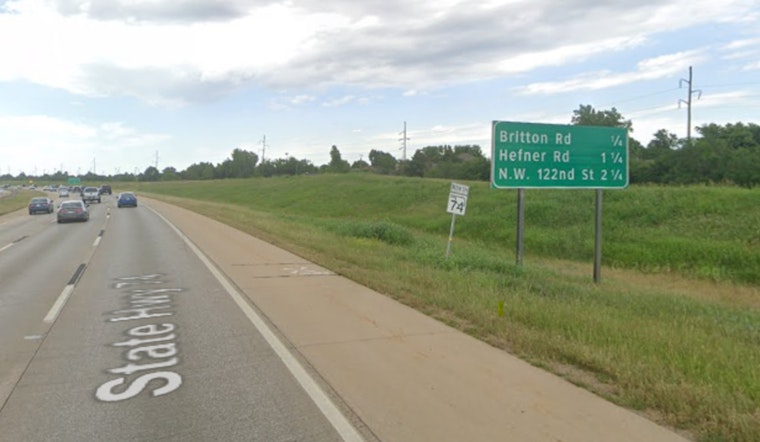 Multiple Crashes Disrupt Traffic on Lake Hefner Parkway in Northwest Oklahoma City