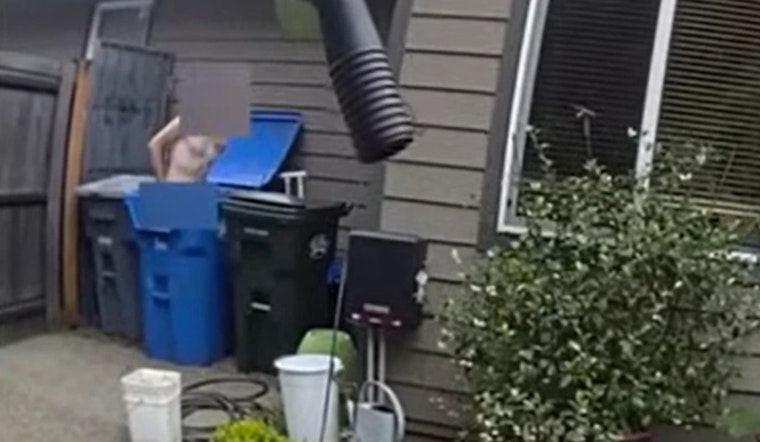 Naked Suspect with Felony Warrants Captured by K9 Bronco After Pursuit in Pierce County