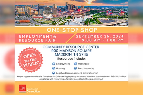 Nashville Community Resource Center to Host Job & Resource Fair for the Incarcerated and Unemployed