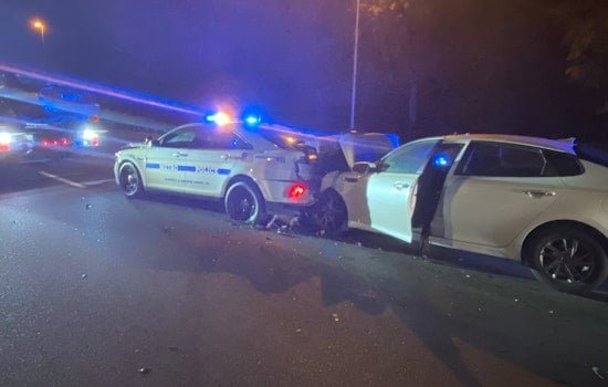 Nashville Police Car Struck by Two Suspected Drunk Drivers in Separate Incidents on I-40