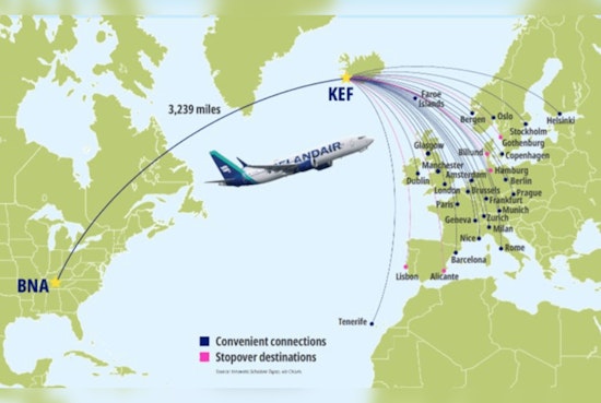 Nashville to Reykjavik Direct Flights Start May 2025, Expanding BNA's European Travel Options