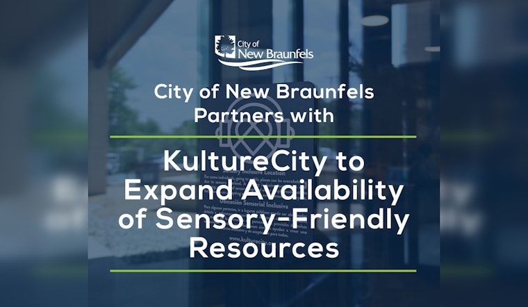 New Braunfels Partners with KultureCity for Sensory-Friendly Public Spaces, Enhancing Accessibility and Inclusion