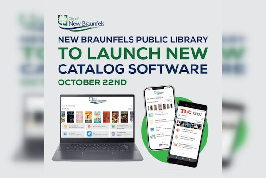 New Braunfels Public Library to Launch New Catalog Software and Mobile App on October 22