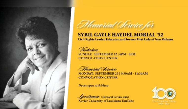 New Orleans Mourns Civil Rights Icon Sybil Morial, Remembering Her Legacy of Change at Xavier University