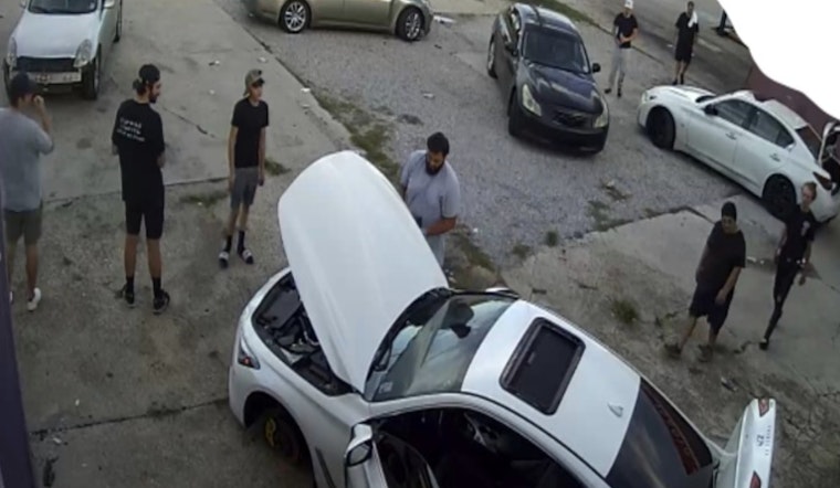 New Orleans Police Seek Public's Help to Identify Suspects in Auto Theft and Dismantling Case