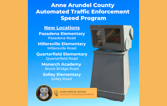 New Wave of Speed Cameras to Enhance Safety in Anne Arundel School Zones