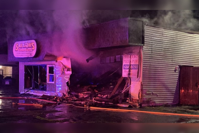 Niles Pizza Restaurant Ignites After Stolen SUV Crashes During Police Chase in Berrien County