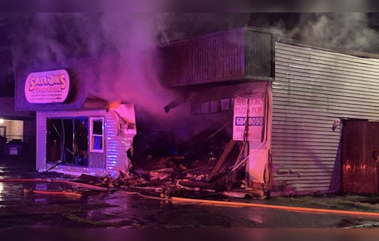 Niles Pizza Restaurant Ignites After Stolen SUV Crashes During Police Chase in Berrien County
