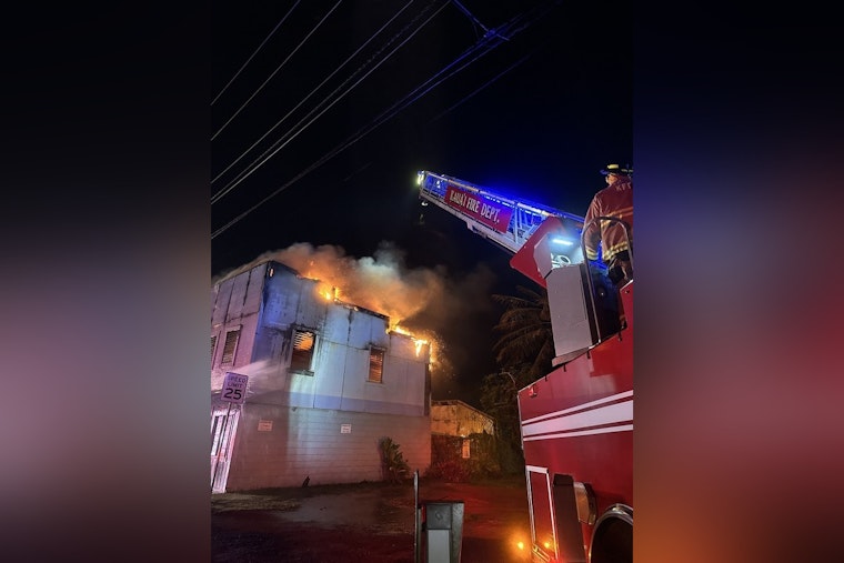 No Injuries as Kaua‘i Firefighters Quell Kapa‘a Building Blaze, Causing $1.2 Million in Damages