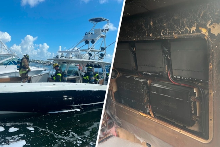 No Injuries as Miami Firefighters Quickly Extinguish Boat Fire at The Miami Outboard Club