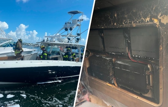 No Injuries as Miami Firefighters Quickly Extinguish Boat Fire at The Miami Outboard Club