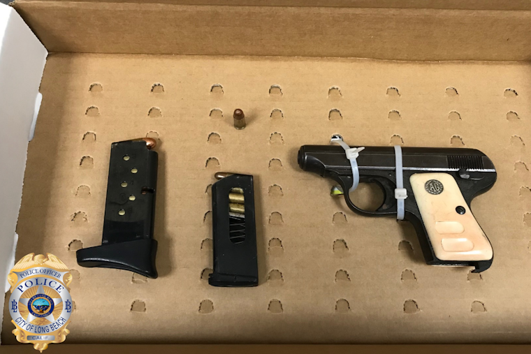 No Injuries in Late-Night Long Beach Shooting, Separate Traffic Stop Yields Firearm Arrest