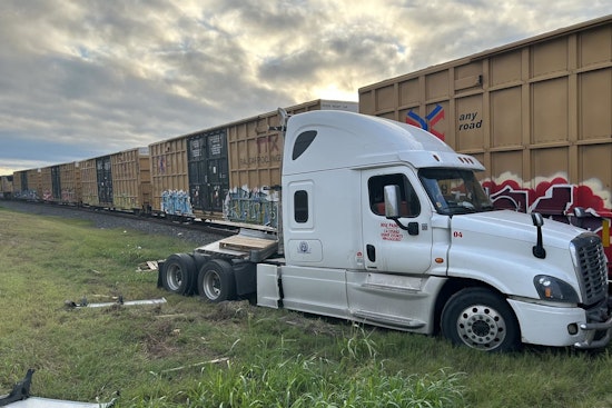 No Injuries Reported as Train Strikes Stalled Semi-Trailer in Medina County, Commuters Face Delays