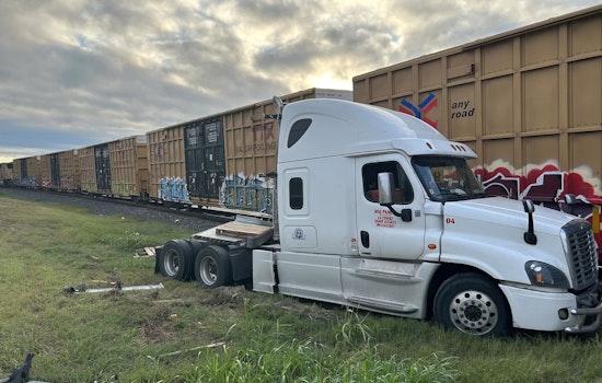 No Injuries Reported as Train Strikes Stalled Semi-Trailer in Medina County, Commuters Face Delays