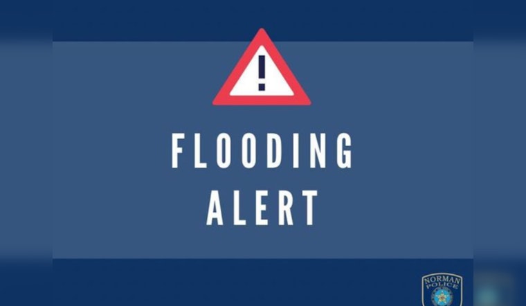 Norman Police Issue Flooding Warning, Urge Caution for Motorists Amid Heavy Rain