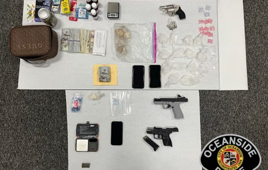 Oceanside Police Operation Nets Two Vista Men Charged with Drug Sales and Weapons Possession