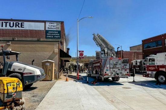 Oklahoma City Firefighters Tackle Blaze at Commercial Building Amid Concerns for Unhoused Individuals