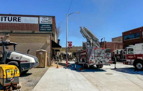 Oklahoma City Firefighters Tackle Blaze at Commercial Building Amid Concerns for Unhoused Individuals