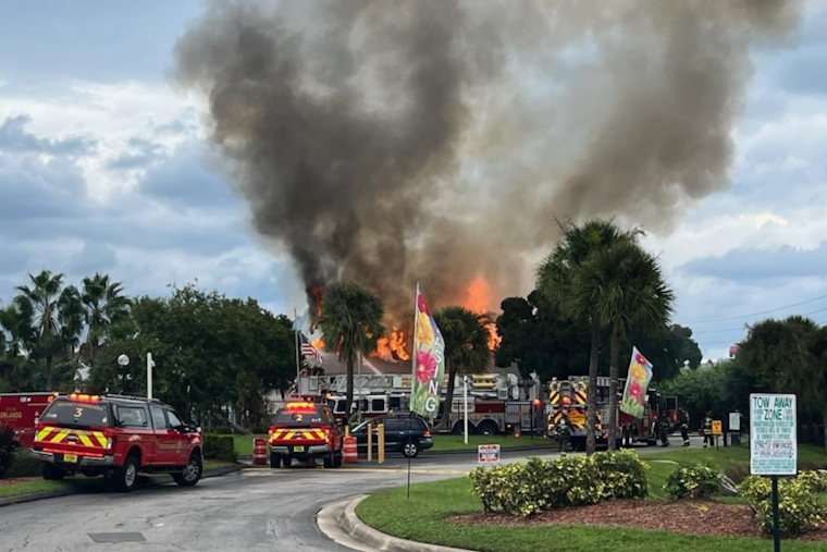 Orlando Fire Department Extinguishes Apartment Clubhouse Blaze, No Injuries Reported