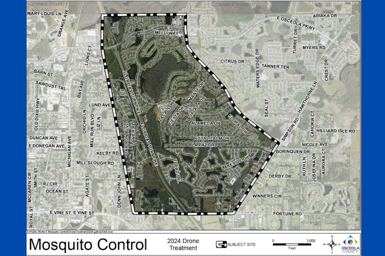 Osceola County Introduces Drone-based Mosquito Control Over Buenaventura Lakes Wetlands