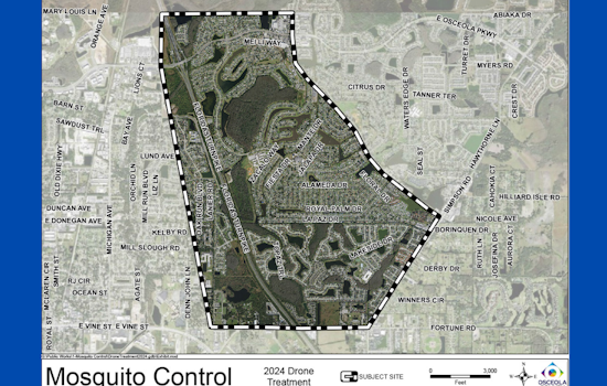 Osceola County Introduces Drone-based Mosquito Control Over Buenaventura Lakes Wetlands