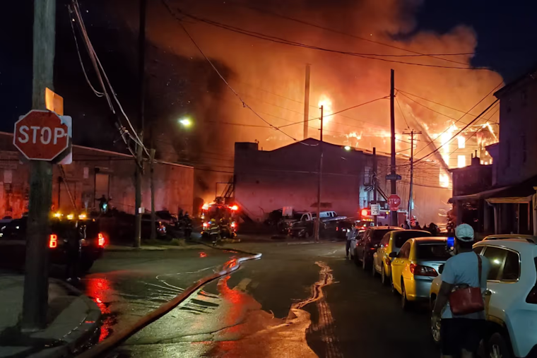 Over 150 Firefighters Respond to Four-Alarm Blaze in Philadelphia's Frankford Neighborhood, Displacing Residents