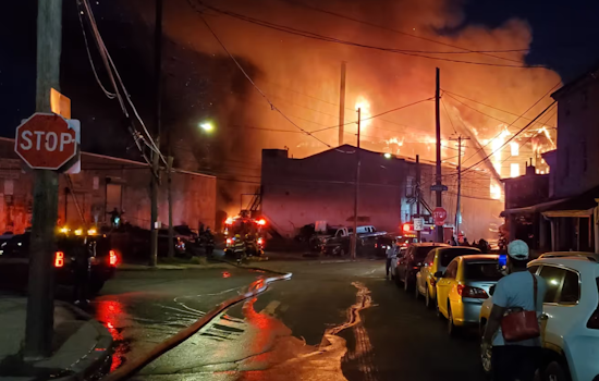 Over 150 Firefighters Respond to Four-Alarm Blaze in Philadelphia's Frankford Neighborhood, Displacing Residents