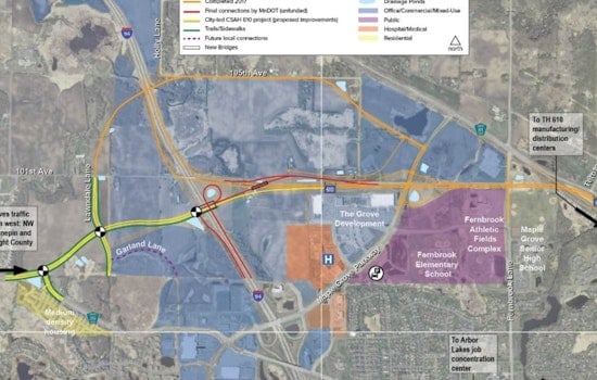 Overnight I-94 Closures in Maple Grove for Bridge Construction
