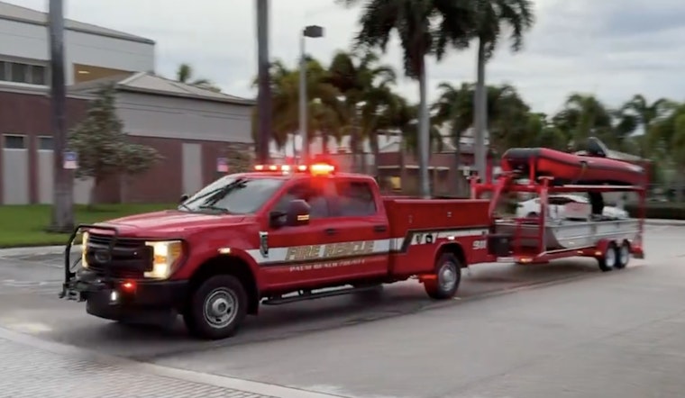 Palm Beach County Fire Rescue Deploys Swift Water Rescue Team to Ocala Amid Hurricane Helene Response Efforts