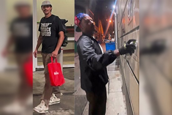 Philadelphia Police Seek Public's Aid in Identifying Suspects in Walnut Street Graffiti Vandalism