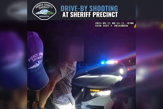 Pierce County Sheriff's Precinct in Parkland Targeted by Drive-by Shooting, Suspect Faces Multiple Charges