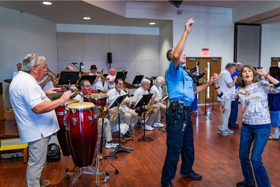 Plano Police and Kings of Swing Band Spark Joy at Annual Crime Stompers Dance Ahead of National Night Out